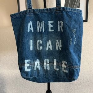American Eagle Outfitter Denim Tote Bag